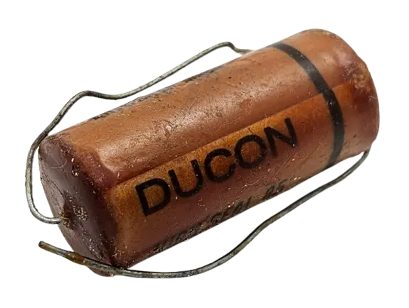 Ducon 600v 100nF wax paper Capacitor