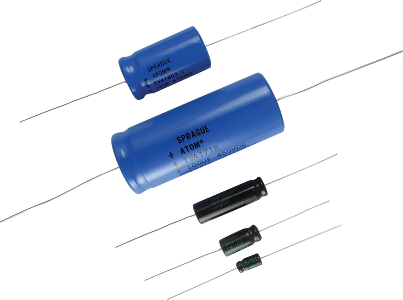 Sprague Atom, Axial Aluminum Electrolytic