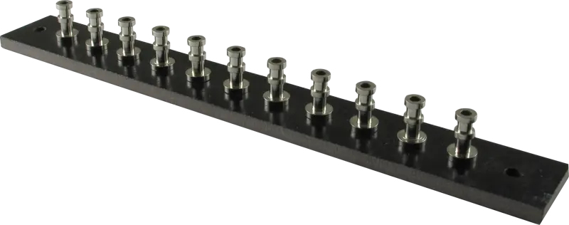 Turret Strip - 127mm x15.875mm, loaded with 11 turrets