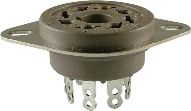 Belton 8 pin Octal Tube Socket Solder Tags