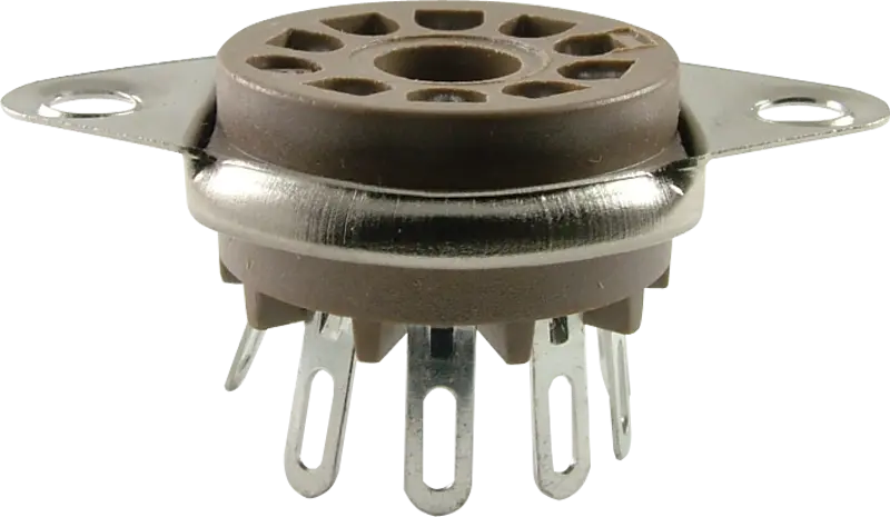 Belton 9 pin Noval Tube Socket Bottom mount, Tag