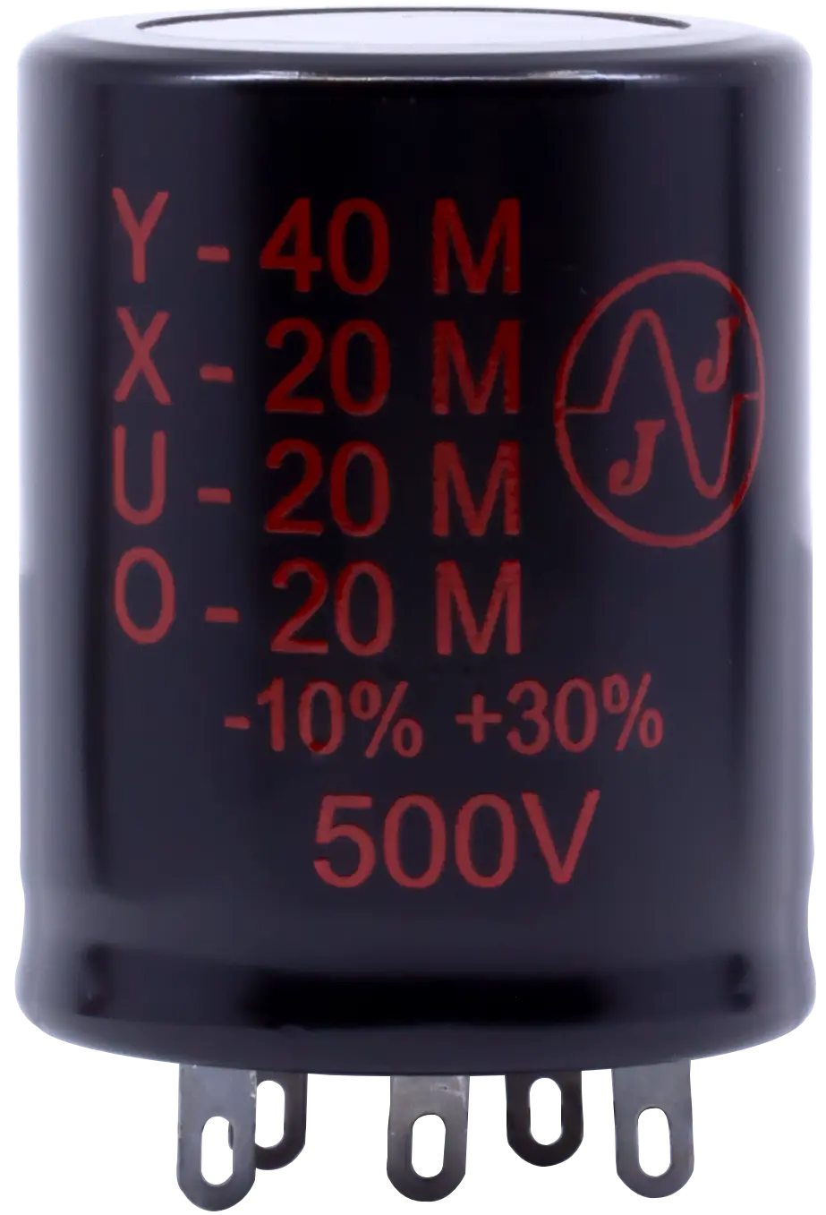 [JJ500VMS4222] JJ Electronics 500V Multisection 40+20+20+20uF