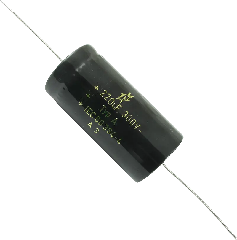 [FT300V220U] F&T 300V 220uF Axial Capacitor