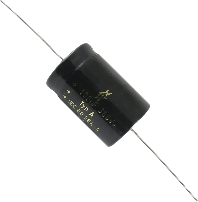[FT350V100U] F&T 350V 100uF Axial Capacitor