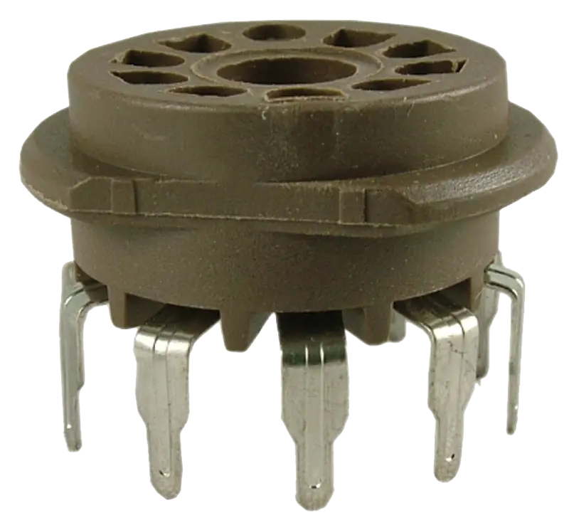 [BELTNOV-PCB] Belton 9 pin Noval Tube Socket PCB Mount
