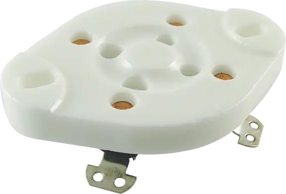 [CERUX4SKT] Ceramic UX4 4 pin Tube Socket