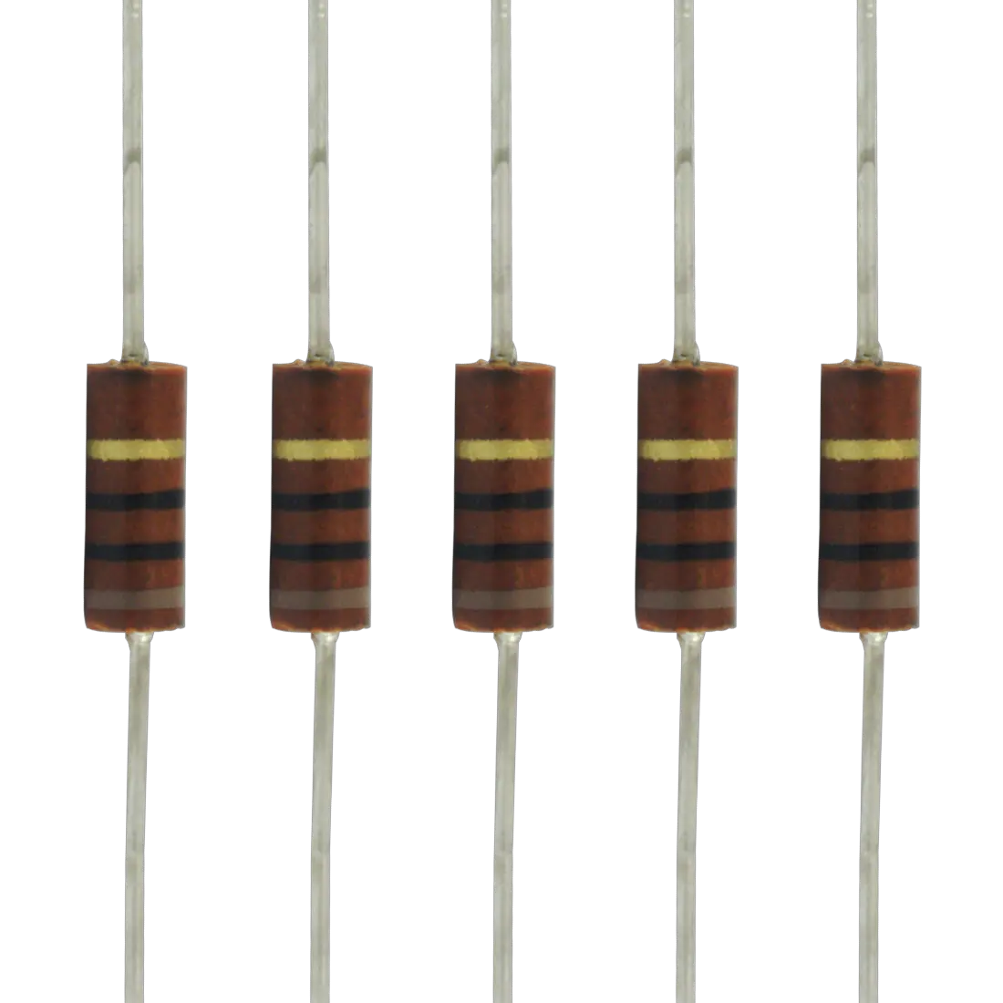 Resistors - 0.5 Watt, Carbon Composition 5pk