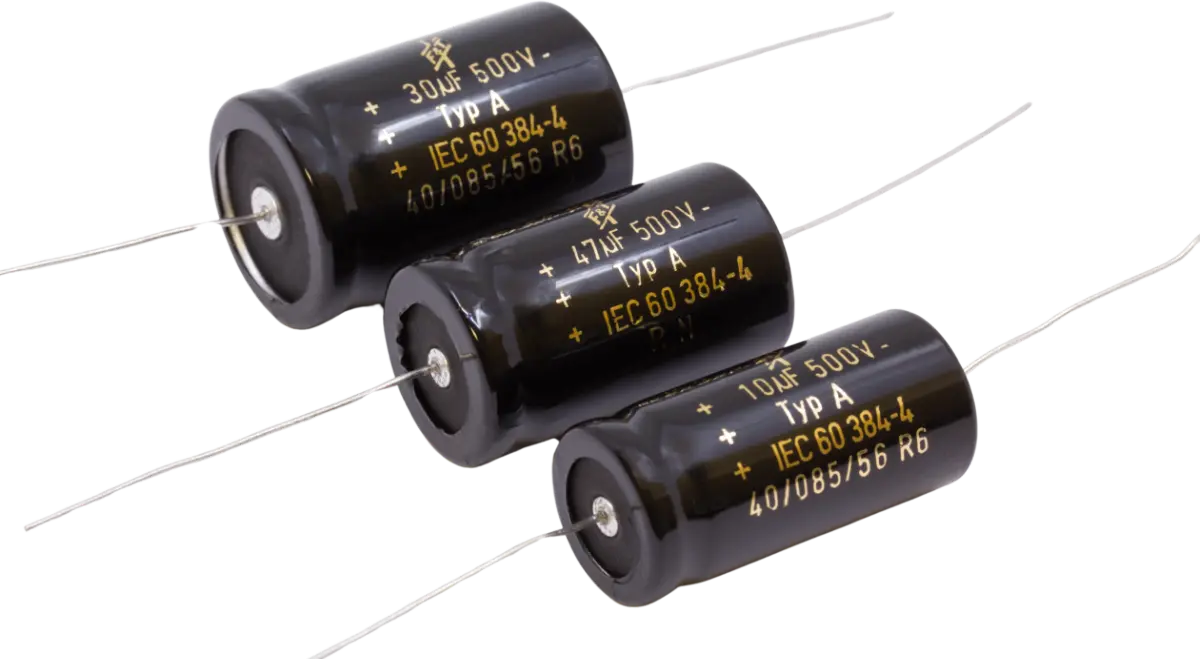 F&T 500VDC Axial Capacitor
