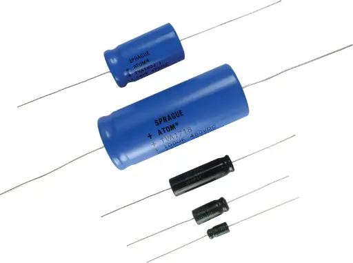 Sprague Atom, Axial Aluminum Electrolytic